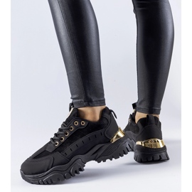 Laudes tênis esportivos pretos 1