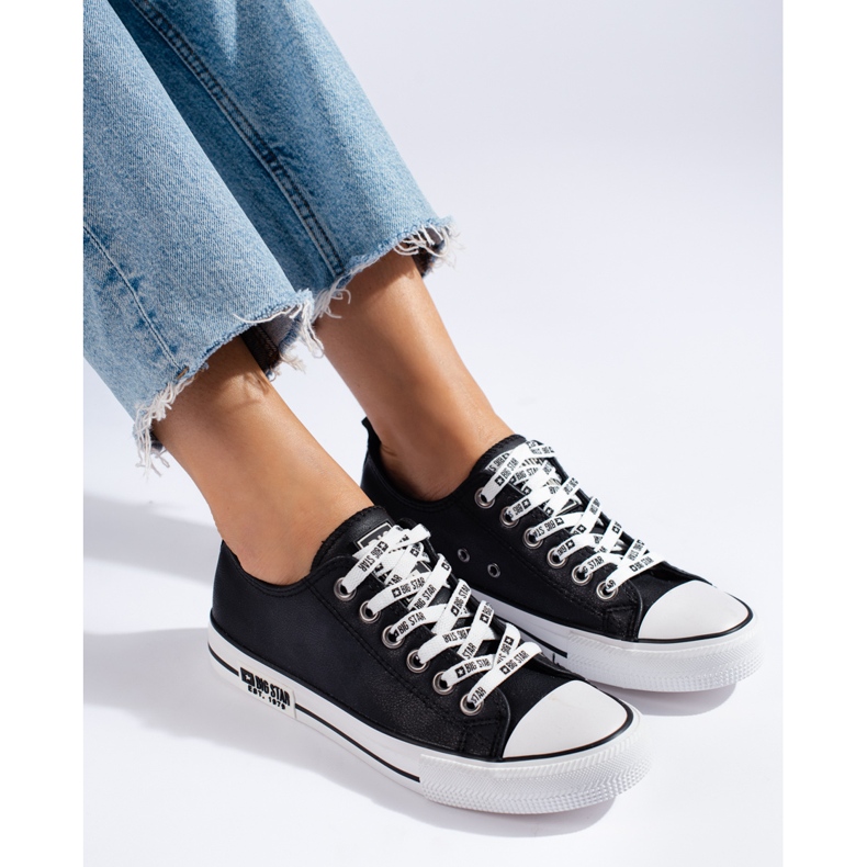 Tênis feminino Big Star KK274096 preto 1