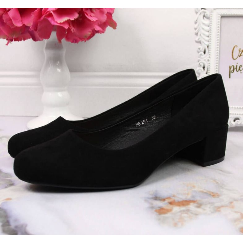 Bombas de camurça Sergio Leone W SK354C, pretas preto 2