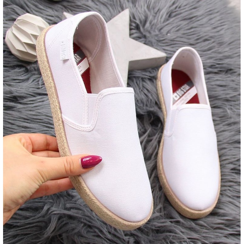 Alpercatas Big Star W DD274015, brancas branco 1