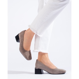 Elegantes bombas de salto alto La.Fi cinza 2