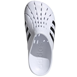 Chinelos esportivos de espuma branca Adidas Adilette Clog FY8970 branco 2