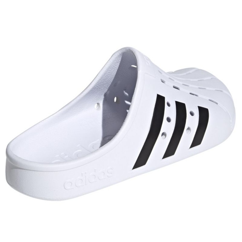 Chinelos esportivos de espuma branca Adidas Adilette Clog FY8970 branco 7