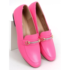 Mocassins femininos Gessa Fuchsia rosa 1