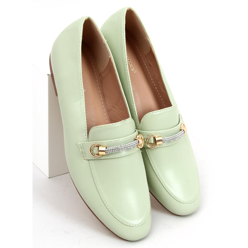Mocassins femininos Gessa Green verde 1