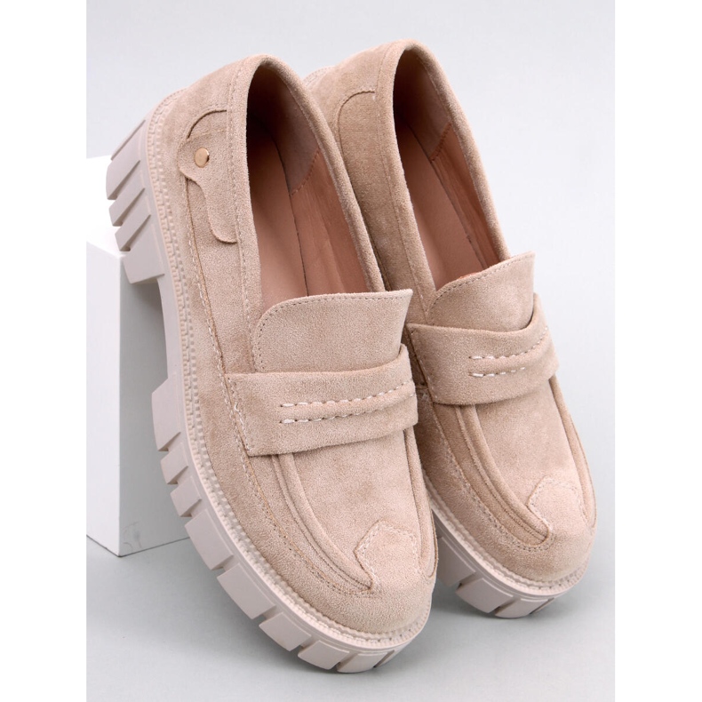 Mocassim com plataforma Chandra Beige bege 1