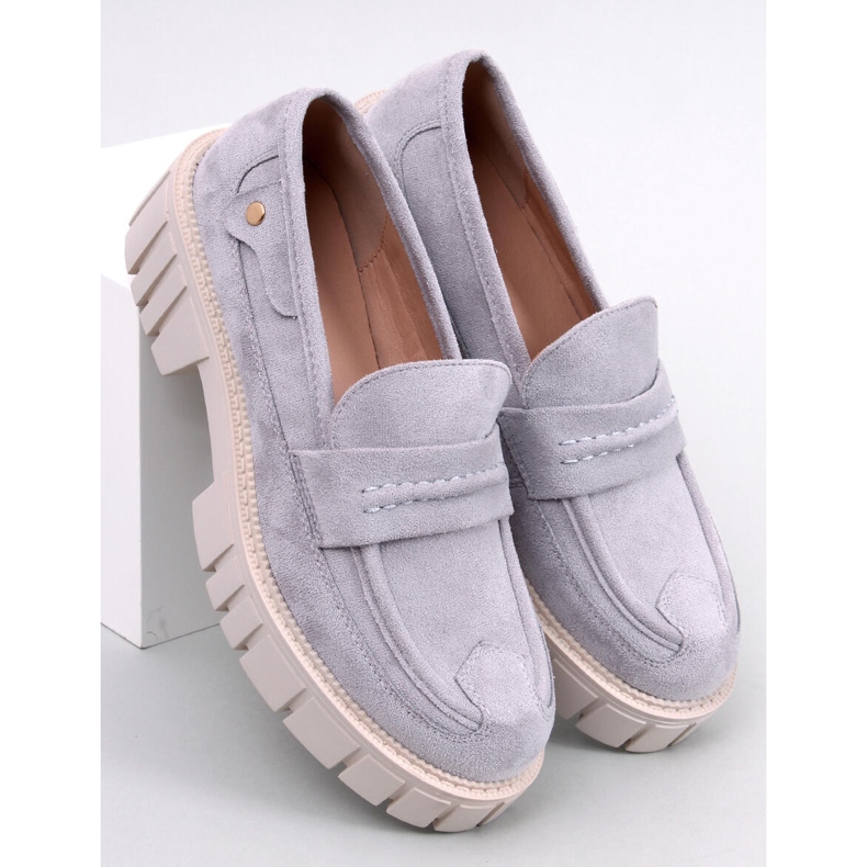 Mocassim plataforma Chandra L.GREY cinza 1