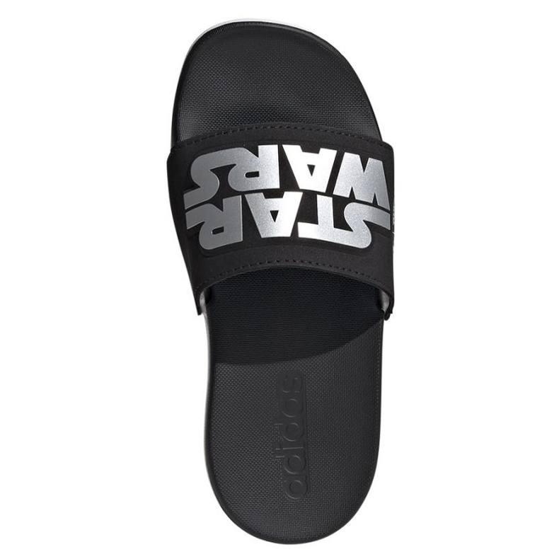 Chinelos Adidas Adilette Comfort Star Wars Jr ID5237 preto 1