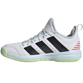 Adidas Stabil Jr ID1137 tênis de handebol branco 1