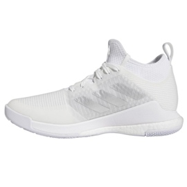 Tênis de voleibol Adidas Crazyflight Mid W HQ3491 branco 1