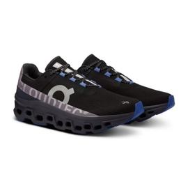 On Running Ao executar o CloudMonster 6198085 tênis de corrida preto 1