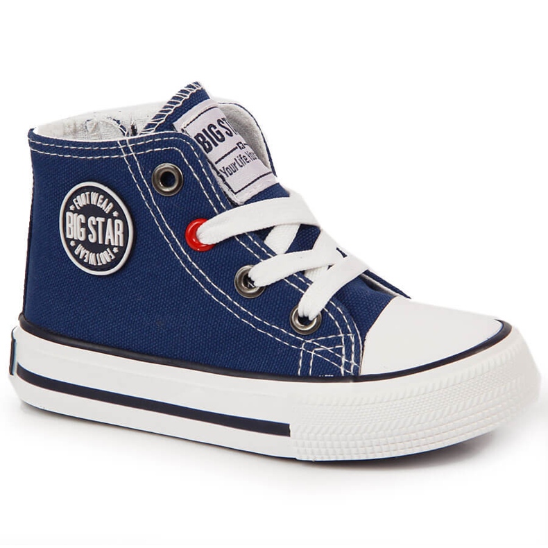 Tênis infantil com tornozelo, azul marinho Big Star HH374085 azul-marinho 1