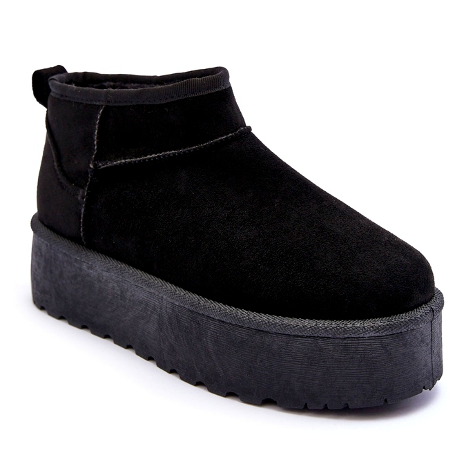 Inna Botas de camurça para neve com plataforma Corcoran preta preto ...