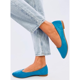 Sapatilhas Keys LT.BLUE com palmilha em pele azul 1