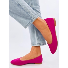 Sapatilhas de balé com palmilha de couro fúcsia Keys rosa 1 Sapatilhas de balé com palmilha de couro fúcsia Keys rosa 1