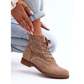 S.barski HY66-136 Botins femininos com estampa, bege 1 S.barski HY66-136 Botins femininos com estampa, bege 1