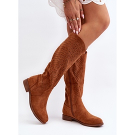 S.barski HY66-150 Botas baixas de camelo a céu aberto marrom 2