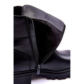 Botas Jodhpur femininas com uma decoração negra preto 3
