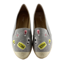 Alpercatas com remendos JH21p Grey cinza 1
