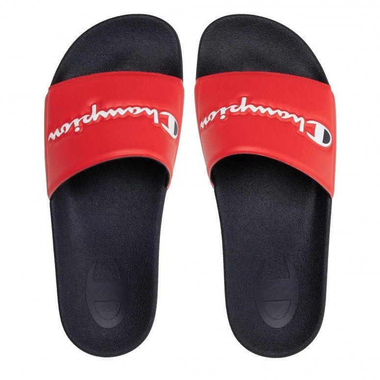 Flip -Flops Men Flops Champion Rochester Slide Varsity S21993.RS001 RED vermelho 4 Flip -Flops Men Flops Champion Rochester Slide Varsity S21993.RS001 RED vermelho 4