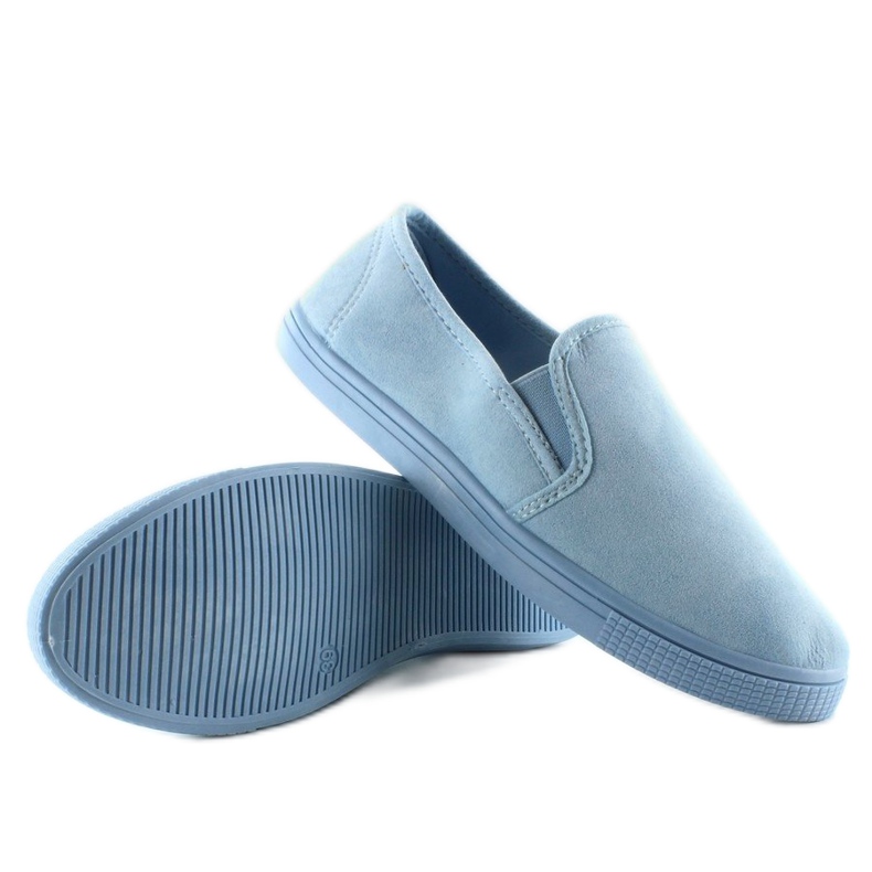 Tênis slip-on macio JX40P L. Azul 2 Tênis slip-on macio JX40P L. Azul 2