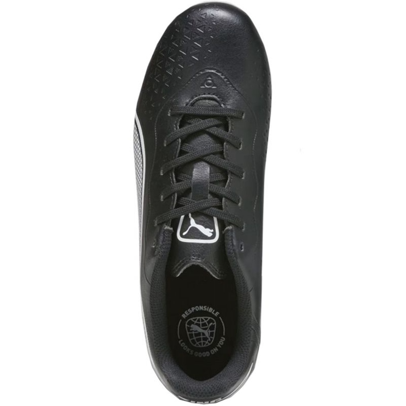 Chuteiras Puma King Match FG/AG Jr 107573 01 preto 1