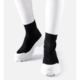 Tênis preto com parte superior flexível Varden 1 Tênis preto com parte superior flexível Varden 1