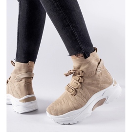 Tênis Vigatto de cano alto marrom 1