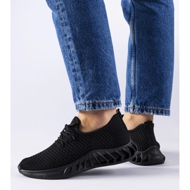 Tênis de tecido preto Derek 1