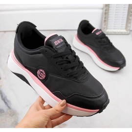 Calçado desportivo plataforma feminino preto Big Star JJ274A014 1