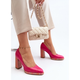 Laura Messi 2746 Sapatos de salto alto rosa 1