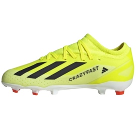 Adidas X Crazyfast League Fg Jr IF0691 sapatos amarelo 1