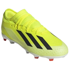 Adidas X Crazyfast League Fg Jr IF0691 sapatos amarelo 3