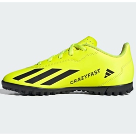 Adidas X Crazyfast Club Tf Jr IF0707 sapatos amarelo 1
