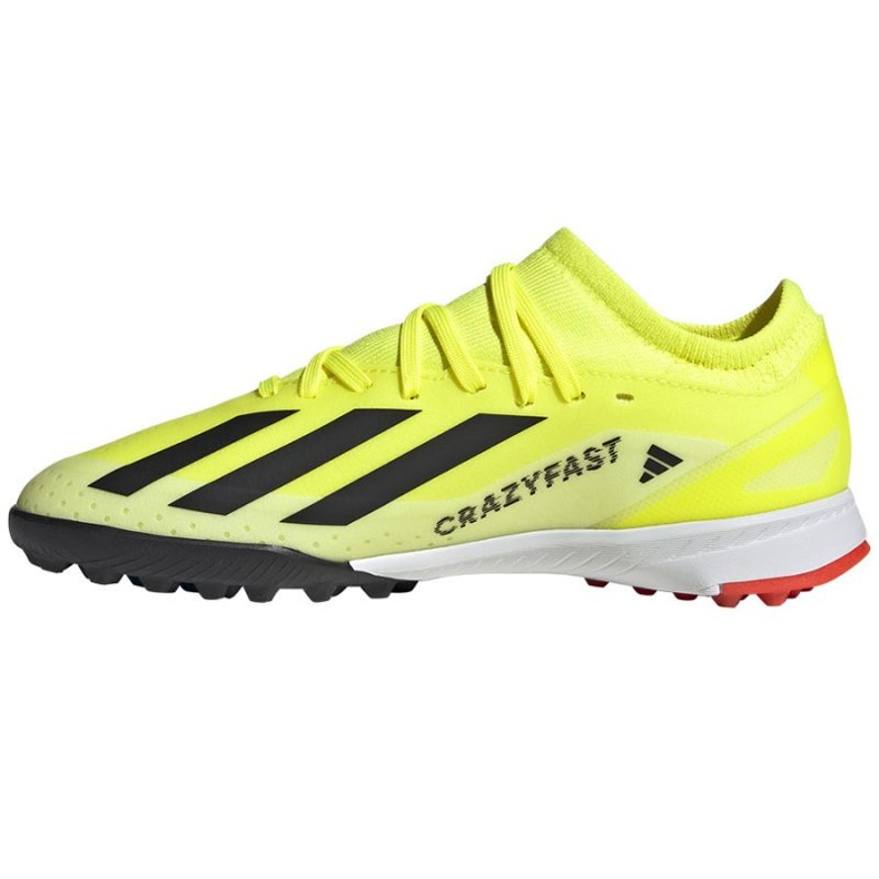 Adidas X Crazyfast League Tf Jr IF0681 sapatos amarelo 1