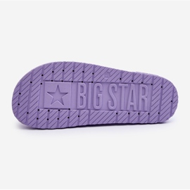 Chinelos femininos Big Star LL274426 roxo tolet 2