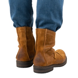 Olivier Botas de homem em pele 553KZ vermelho castanho 2