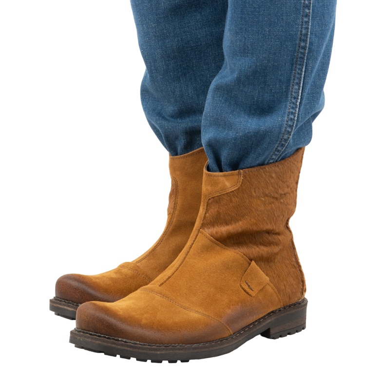 Olivier Botas de homem em pele 553KZ vermelho marrom 3