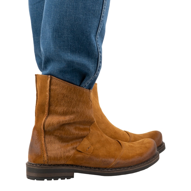 Olivier Botas de homem em pele 553KZ vermelho castanho 1