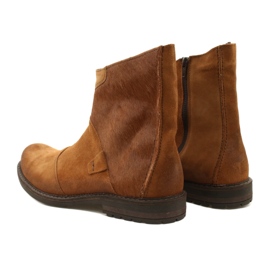 Olivier Botas de homem em pele 553KZ vermelho castanho 7