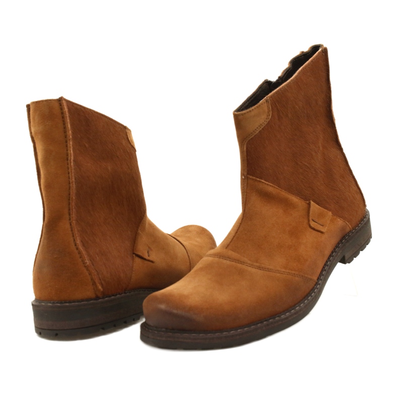 Olivier Botas de homem em pele 553KZ vermelho marrom 6