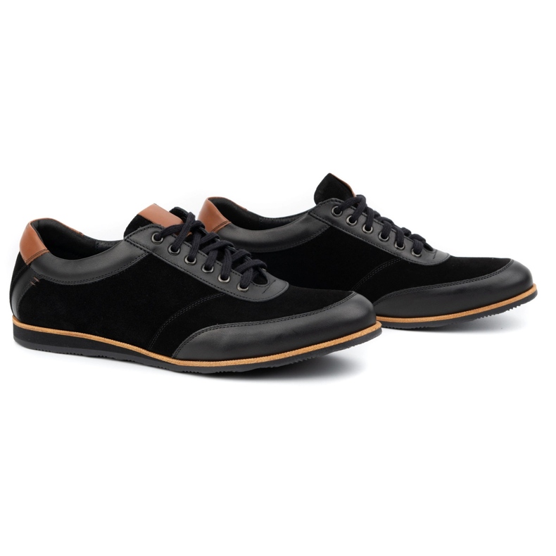 Olivier Sapatos de couro masculino 7007 KB pretos 2