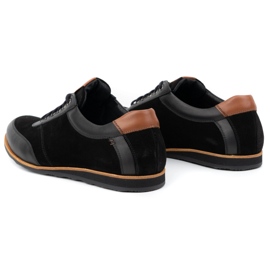 Olivier Sapatos de couro masculino 7007 KB pretos 4