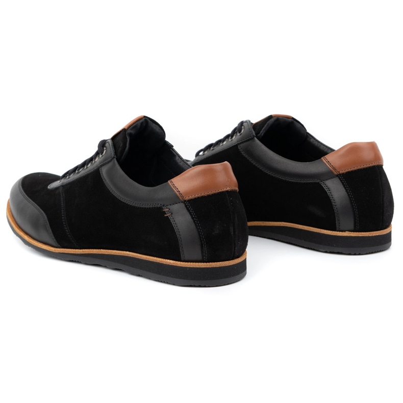 Olivier Sapatos de couro masculino 7007 KB pretos 4