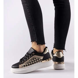 Tênis Briercliff preto com glitter 1