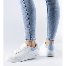 Tênis Leland branco e azul 1