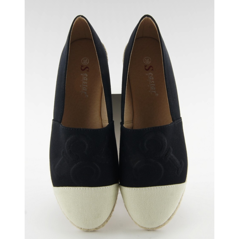 Esapdryle com letras pretas em relevo T267 preto castanho 2