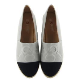 Esapdriles com letras em relevo T267 Cinza preto 2 Esapdriles com letras em relevo T267 Cinza preto 2