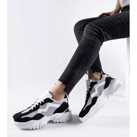 Tênis Gironic maciço preto e cinza 1