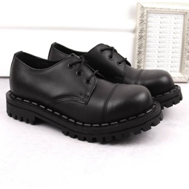 Botas de couro Gregor W GRE1206A, pretas preto 1